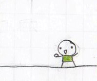 Animation: Flipbook - Little Boy Ball